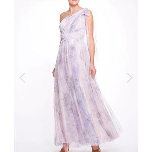 Marchesa Dress - Sz 10 - lilac floral - Ivrea Printed